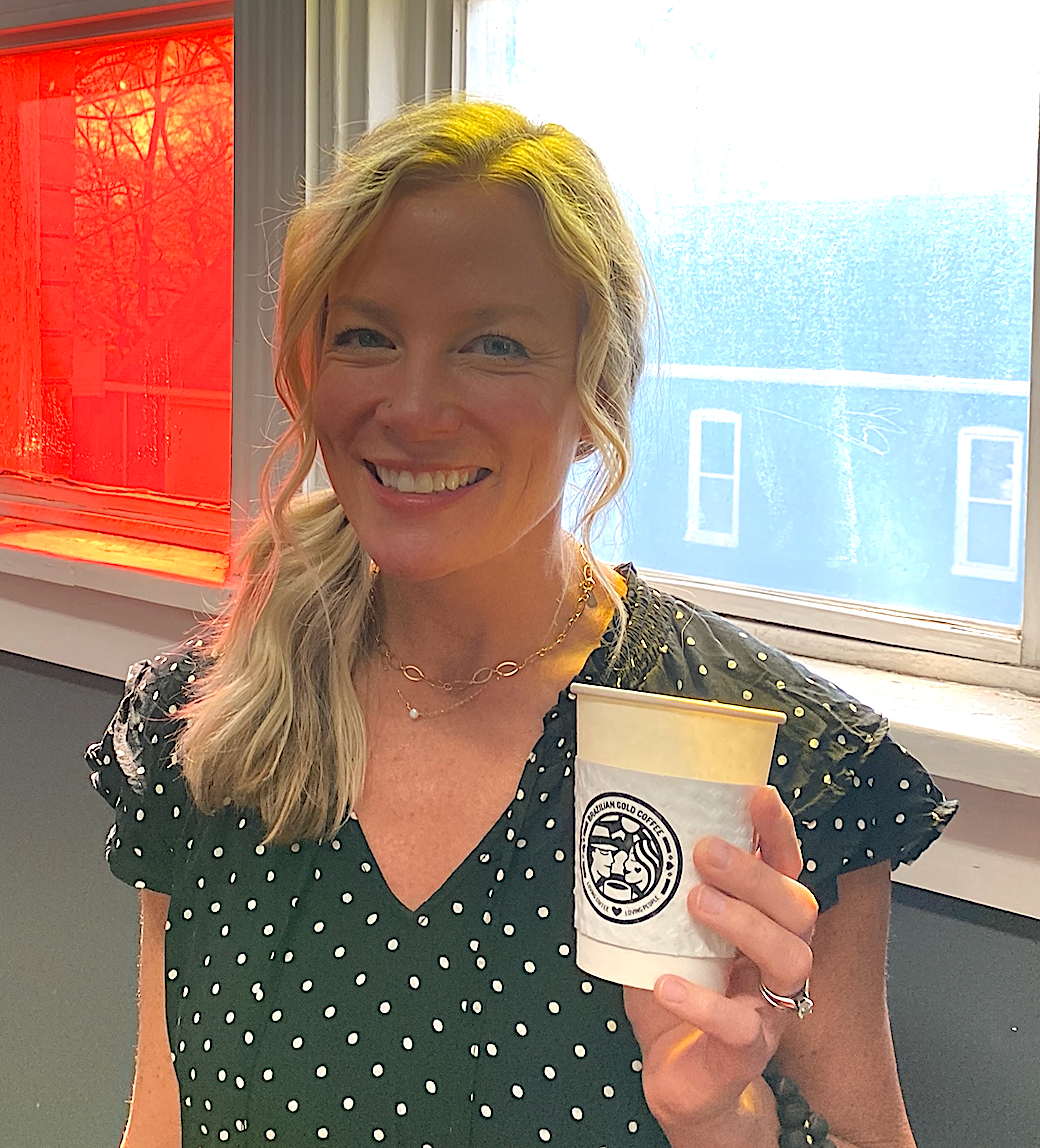 Amy, Brazilian Gold Coffee customer