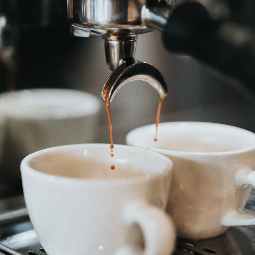 Brazilian specialty coffee being prepared